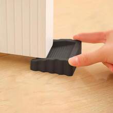 Rubber Door Wedge, Small Cube Door Stopper, Available In Black And Gray - Square - View 10
