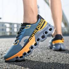 EDIXIM Men's Lightweight Shock-Absorbing Running Shoes, 2026 Autumn New Breathable Mesh Road Running Sneakers - Blue - View 10