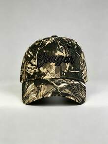 1pc Gothic Men Camo Hat Eougan Embroidered Hats For Men Adjustable Baseball Cap Fashionable Casual Hats Great For Travel, Parties, And Sun Protection - Camouflage - View 13