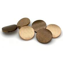10Pcs Round Textured Shank Metal Buttons, Vintage Decorative Sew‑On Fasteners, Sewing Supplies For Coats, Blazers, School Uniforms, Shoes, DIY Craft Garment Accessories - 10pcs/pack - View 8