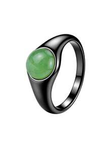 1pc Unisex Cast Stainless Steel Stamp Ring, Unique High-End Jewelry, Suitable For Daily, Business, Party Wear, Birthday Anniversary Gift For Him/Her - Ring - View 12