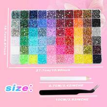 60 Colors Autumn & Fall Nail Charms Kit, Fall Nails Seasonal 3D Nail Art Decorations, DIY Embellishments For Manicure, Shoes, Water Bottles & Phone Case Decor - Multicolor - View 4