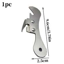 Portable 2-In-1 Can Opener And Beer Bottle Opener, Stainless Steel Durable Can Opening Tool, Suitable For Home Kitchen, Outdoor Camping, Picnic Party, Essential Multi-Function Lid Opening Tool For Christmas, Thanksgiving, Halloween, Easter, Independence Day Holiday Gatherings And Food Preparation - View 11