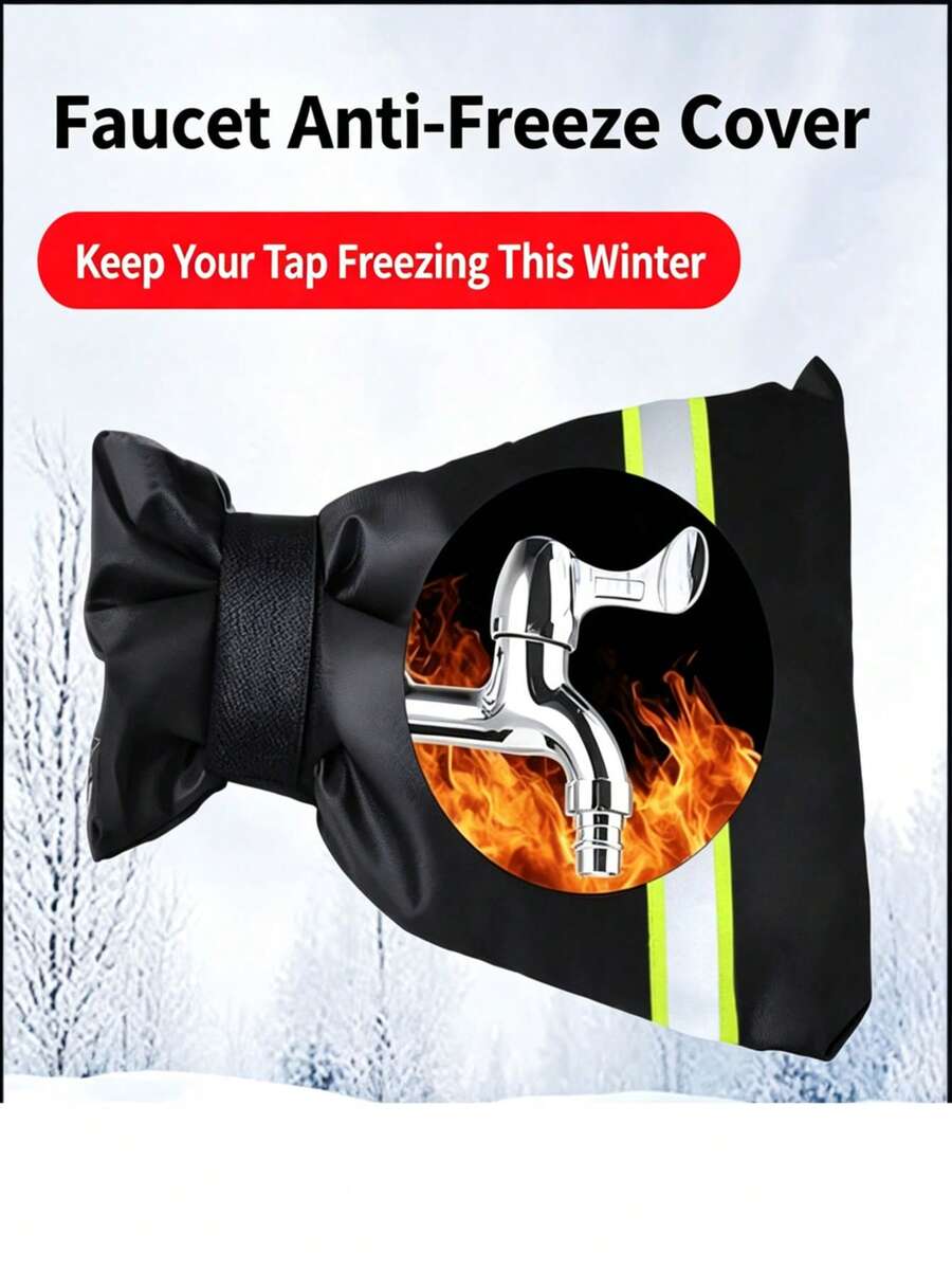 Outdoor Faucet Insulation Cover, Winter Water Tap Freeze Protection Cover, Waterproof Anti-Freeze Protective Bag For Outside Faucet, Winter Outdoor Plumbing Supplies - Faucet Insulation Cover - View 1
