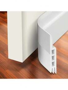 2/1pc Flexible Silicone Door Bottom Seal Strip, Door Bottom Draft Stopper, Waterproof Soundproof Dustproof, Blocks Light And Insects, Effectively Seals Door Bottom Gaps, Blocks Cold/Hot Air, Dust, Light And Insects From Entering Indoors, Soft And Bendable Silicone Material, Fits Uneven Floors, Won't Scratch Floors, Reduces Sound Transmission Between Rooms, Creates A Quieter Indoor Environment, Embedded Design, No Glue Or Tools Needed, Easy Installation, Can Be Cut To Desired Length - Multi-color - View 8