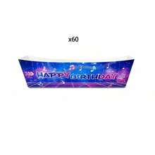 K-Pop Party Decorations, Disposable Paper Food Trays Popcorn Snack Boats For K-Pop Music Theme Birthday Supplies - Style 2 - View 7