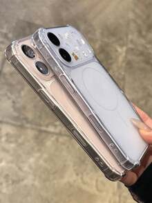 DIY貼紙手機殼 可愛熊、雪人、樹插圖貼紙 透明手機殼 相容 iPhone 18 Pro Max 18 Pro 17 Pro Max 17 Pro 17 16 Pro Max 16 Pro 16 15 Pro Max 15 Pro 15 14 Pro Max 14 Pro 13 Pro Max 12 Pro 12 11 女生創意貓耳透明防震保護殼 - 磨砂白 - 查看 5