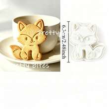 Hanging Cup Elephant Rabbit Sheep Biscuit Mold Animal Cookie Cutter Cookies Fondant Mold Coffee Cup Cake Decorating Baking Mold - White - View 11