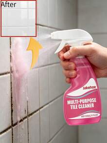 jakehoe 1pc/120ML Multi-Purpose Tile Cleaner, /100ML Tile Cleaner, No Scrubbing Fast Stain Removal! Penetrates Tile Grout To Remove Mold And Limescale, Universal For Tile And Ceramic Surfaces, One Spray Clean, Easily Restore Tile Cleanliness And Brightness, Simple Operation, Controllable Usage - Liquid - View 4