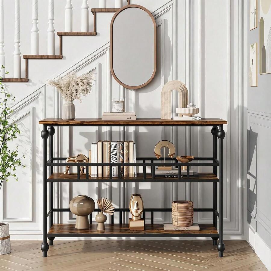 Sofa & Console Tables - Black - View 1