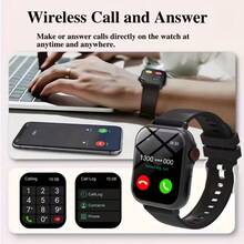 ZhiKexing 1.83 Inch Smart Watch, Compatible With IOS And Android Phones, (Answer/Make Calls), Multiple Sports Modes/Massive Watch Faces/Built-In Games/AI Voice Control/Unisex Sports Watch - View 5