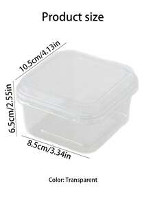 10/20pcs Transparent Layered Mousse Cake Boxes, Fruit Yogurt Packaging Boxes, Soy Milk Packaging Boxes, Cake Boxes - White - View 3
