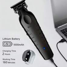 KM Barber Clipper Transborder KM-2299 Black - Black - View 2