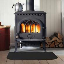 Flame Resistant Indoor Fireplace Mat, Outdoor Flame-Resistant Pad Fiberglass Rug For Hearth And Chiminea, Ember Protection Mat For Fireplace Stove - 49inchX30inch - View 5