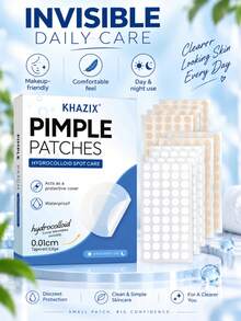 Acne Patches, Gentle And Comfortable Formula, Skin-Friendly And Natural, For Acne Care, Conceal Blemishes And Hide Acne - Round - View 1