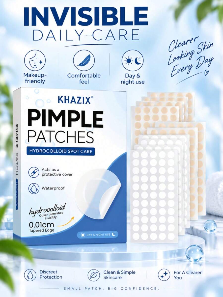 Acne Patches, Gentle And Comfortable Formula, Skin-Friendly And Natural, For Acne Care, Conceal Blemishes And Hide Acne - Round - View 1