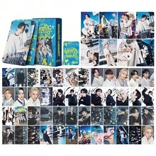 55pcs Album Cards Celebrity Merchandise LOMO Small Cards, Collectible Photo Cards & Storage Box Lomo Cards Lomo, Decorative Postcards, Art Print - Multicolor - View 3