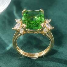 Cincin Wanita Minimalis Elegan Terbaru Ini Adalah Aksesori yang Halus dan Berkelas, Hadiah Ideal untuknya. - Emas - View 6