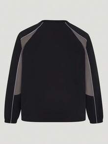 Adidas Men's ST TIRO PISTE Knit Pullover Sweatshirt KX2847 - Black - View 2
