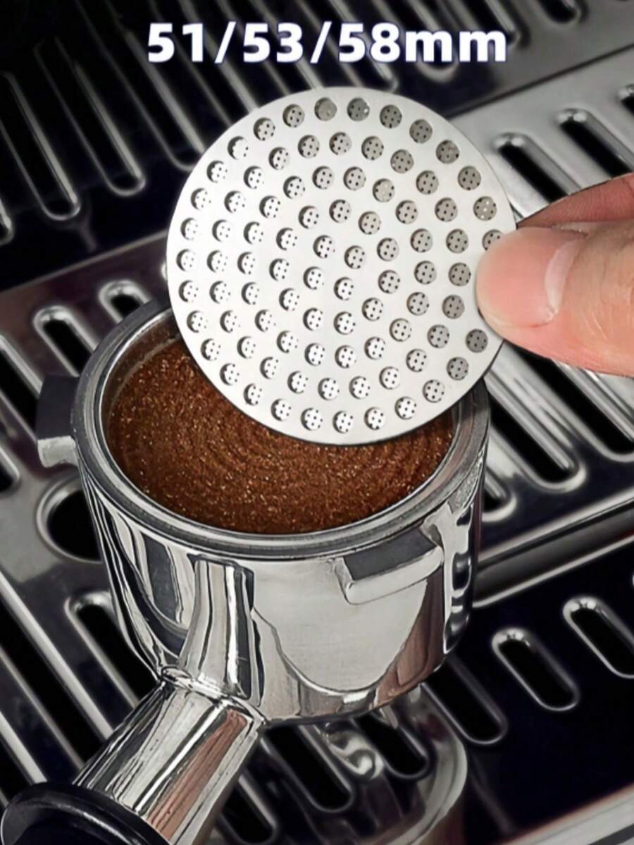 51mm/53mm/58mm Coffee Filter, Espresso Double Water Separation Mesh, Sintered Coffee Filter, Barista Filter, School Supplies, Back To School
