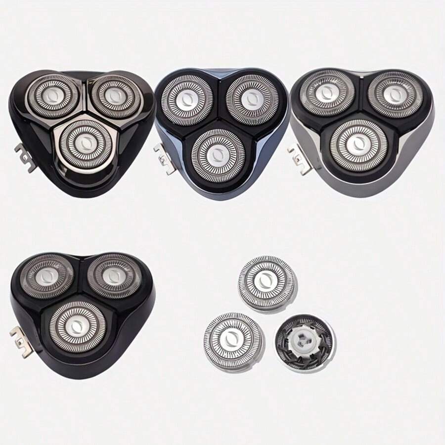 3Pcs Upgrade Your Shave With 3 Replacement Blades Suitable For All Detachable Knife Mesh Electric Shavers