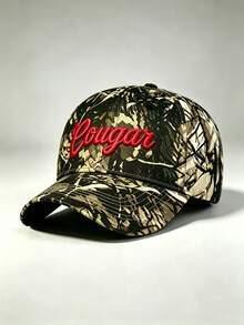 1pc Gothic Men Camo Hat Eougan Embroidered Hats For Men Adjustable Baseball Cap Fashionable Casual Hats Great For Travel, Parties, And Sun Protection - Camouflage - View 6