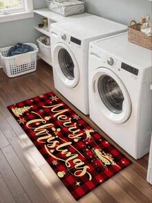 1pc 3D Anti-Slip Christmas Colorful Jar Doormat, Merry Christmas Outdoor Doormat, Suitable For Entryway, Study, Bedside, Floor Mat, Outdoor, Easy To Clean, Anti-Slip, Quick Drying, All Season, Washable - A - View 10