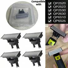 شفرة استبدال ماكينة الحلاقة & رؤوس استبدال مشذب شعر الأنف مناسبة ل- OneBlade QP2520 QP2630 QP6510 مشذب اللحية - مشاهدة 2