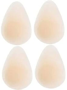 2/4pcs Women's Silicone Breast Lift Covers, Self-Adhesive Invisible Teardrop Nipple Covers For Backless, Strapless & Low-Cut Dresses - Multicolor - View 12
