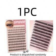 100pcs/Set Breeze Thin Natural Fluffy Eyelash Clusters, D Curl Lightweight Single-Strand DIY False Eyelash Extension Kit - D - View 8