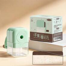 Hand-Crank Pencil Sharpener, Highly Attractive Design, Automatic Pencil Feed, Effortless Pencil Sharpener For Students And Office Use - Multicolor - View 8