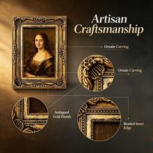 1pc Vintage Ornate Gold Picture Frames Set Of 3, Antique Embossed Decorative Photo Frame, Wall Mount & Tabletop Display Frame With Protective Panel, Classic Retro Frame For Family Photos, Wedding Portrait, Home Wall Decor & Gift - Vintage Gold - View 8