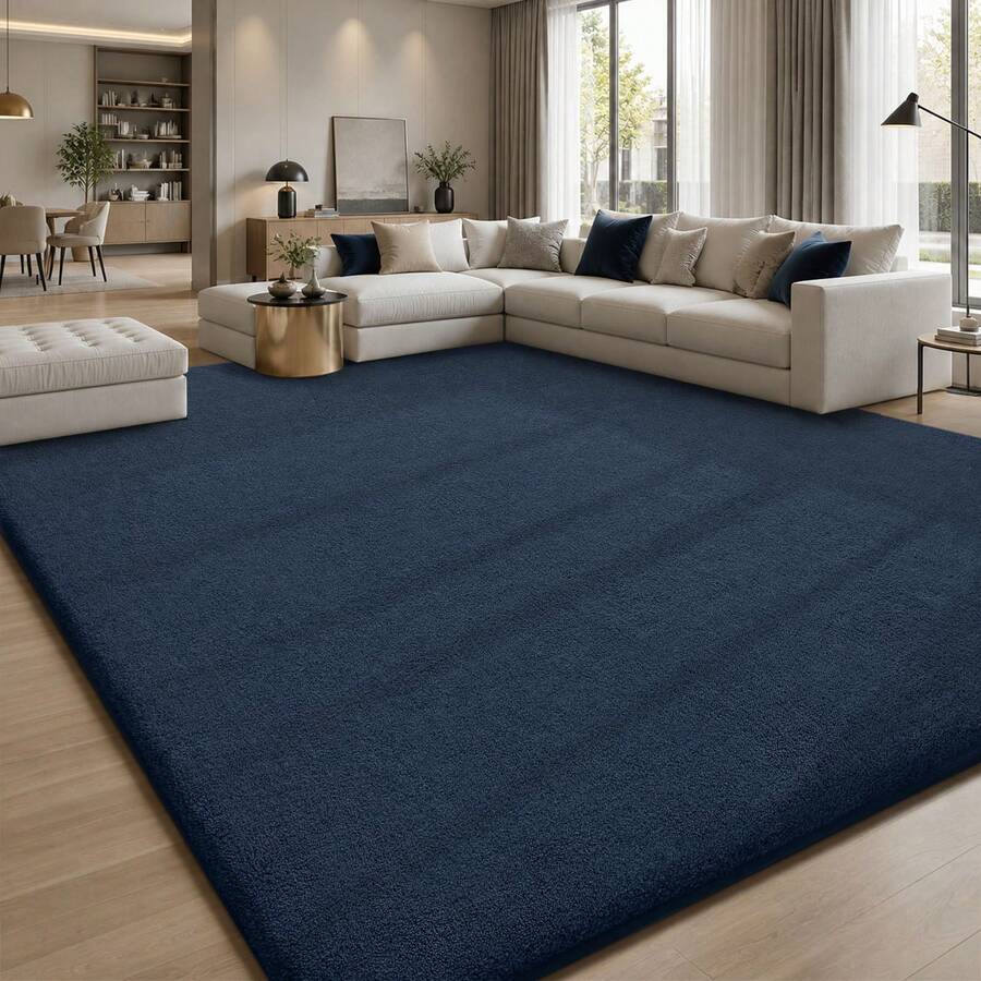 Treeboy Extra Large Rugs Short Pile Soft Fluffy Anti-Slip Mat Living Room Bedroom Carpet For Coffee Table, Carpet With Ins Style, Children's Bedroom, Bedside Carpet