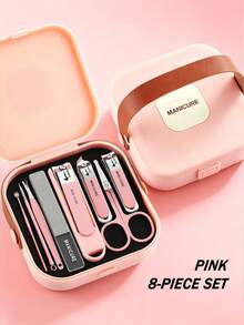 VCHOSE 7pcs Nail Clippers Set, Portable Manicure Kit With Splash-Proof, Nail Trimmer, Nail Clipper, Nail Care Tools - Multicolor - View 18