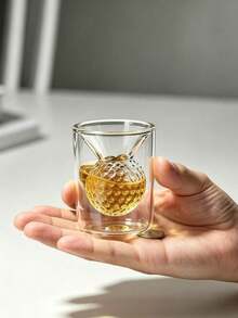 Small Double-Wall Golf Glass Espresso Cup, Fun Mini Cup, Suitable For Juice, Milk And Tea, Perfect Gift For Male And Female Golfers - Multicolor - View 2