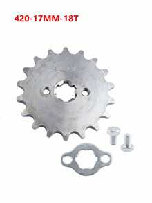 420 10/12/13/14/15/16/17/18/19 Tooth Front Engine Sprocket 17mm/20mmFor 70cc 110cc 125cc Pit Dirt Bike Replacement Accessories - A - View 23