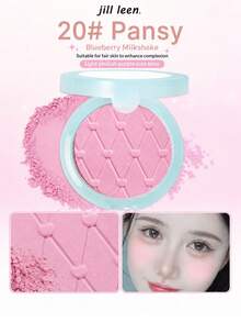 Jill Leen Soft Matte Blush Palette, Highlighter & Contour Makeup - Blueberry Milkshake #20 - View 9