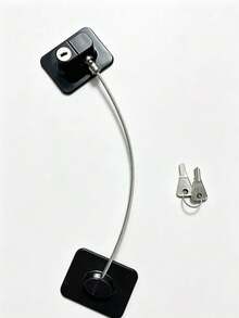 4/2pcs Refrigerator Door Lock, Adhesive Lock, For Cabinet Drawer Lock, Refrigerator Lock, No Drilling Required. Adhesive Window Lock, Suitable For Furniture, Washing Machines, Home Appliances. - Multiple Styles - View 15
