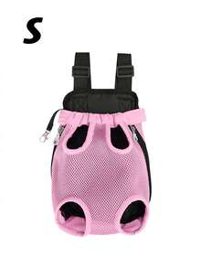 1pc New Pet Outdoor Chest Bag, Suitable For Cats & Dogs, Breathable Mesh Design, Portable Backpack, Suitable For Outdoor Activities, Room Decor, Halloween Decor, Autumn Decor, Santa Gift, Valentine's Day Gift, Christmas Stocking Stuffer, Personalized Gift, Christmas Gift - Multicolor - View 15
