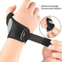 1pc Adjustable Wrist Support Sleeve, U-Shaped Thumb Support Brace, Comfortable Thumb Support Band, Suitable For Men And Women Right Or Left Hand Sports, Fitness, Typing, Daily Use - View 4