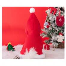 Pet Dog Winter Warm Clothes, Red Riding Hood Cape, Christmas Pet Cat Hooded Cloak Apparel Halloween Halloween Costumes - Red - View 9