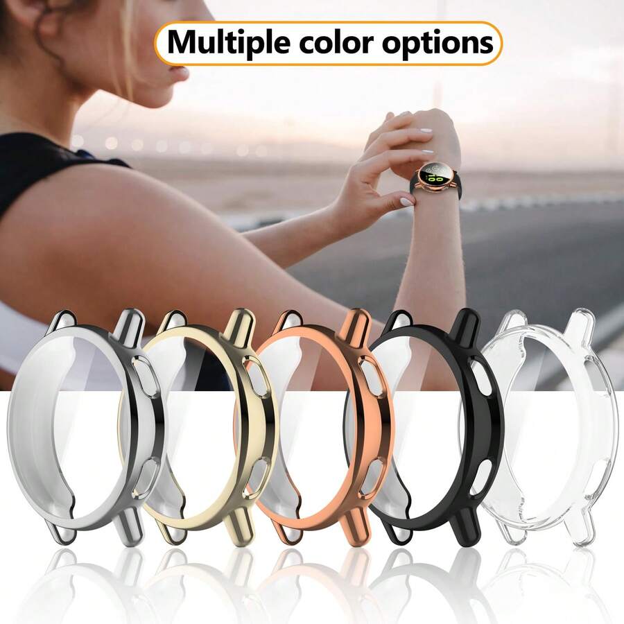 Soft TPU Screen Protector Case For Gar-Min Vivoactive 5 Soft TPU Bumper, Full Coverage Protection, Anti-Scratch,Applicable To Daily And Sports Use - Garmin Vivoactive 5 - View 1