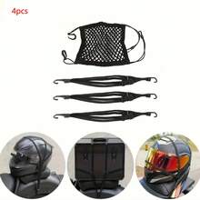 4pcs Cycling Travel Luggage Straps, Elastic Luggage Fixing Straps Including 3 Elastic Straps And 1 Elastic Net, Convenient For Storing Items. Provides Reliable Fixing Effect - Multicolor - View 7