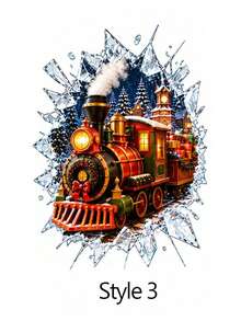 Christmas Window Stickers, Santa Claus/Snowflake/Gingerbread Man/Snowman/Reindeer/Nutcracker Patterns, Reusable, Christmas Decoration Winter Window Decals, Static Adsorption, Suitable For Home Office Glass Doors & Windows Decoration, Wall Stickers, Room Decor, Bedroom Decor, Kitchen Decor, Home Decor, Christmas Essential - Multicolor - View 11