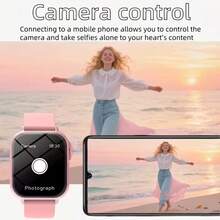 ZhiKexing 1.83 Inch Smart Watch, Compatible With IOS And Android Phones, (Answer/Make Calls), Multiple Sports Modes/Massive Watch Faces/Built-In Games/AI Voice Control/Unisex Sports Watch - View 4
