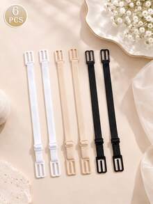 3pcs/6pcs/9pcs Bra Strap Clips, Adjustable Non-Slip Bra Strap Holder Fasteners - Multicolor - View 6