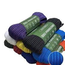 Tali Paracord Kekuatan Tinggi 550lb 7-untai 4mm sepanjang 30m, 100% Poliester, Kekuatan Tarik 249,48 KG, Cocok untuk Kerajinan DIY, Berkemah, Pakaian, Dekorasi, Tali Tenda - MultiWarna - View 5