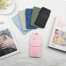 1 X PU Leather Pocket Protector – Pen Holder/Organizer For Shirts, Lab Coats, And Trousers - Random Color and Style - View 6