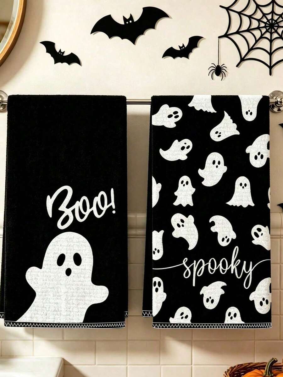 Kitchen Towels - Black - View 1