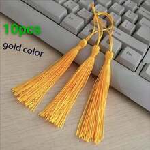 10pcs 8cm Tassel With Jump Ring - Chinese Knot Bookmark And DIY Pendant Ornament, Mini Tassel For Jewelry Making, Earrings And Handmade Decoration - 8cm Loop Tassel - View 18